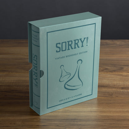 Sorry! Vintage Bookshelf Edition – Book Sleeve/Packaging